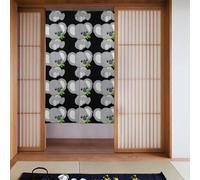 AEKGOHP Green leaf koala Printed Curtain 2 Pcs Spliced 34x56in Good Drape, Smooth and Not Easily Wrinkled, Fabric curtains, room dividers