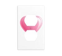 AEKGOHP Heart Moved for You Prints Double Socket Wall Panel Decorative is Durable and Suitable for Socket Light Switch Accessories 4.5x2.76in