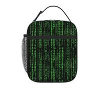 AEKGOHP Portable Insulated Lunch Bag Hacker era Prints Reusable Lunch Bag Durable for Men and Women