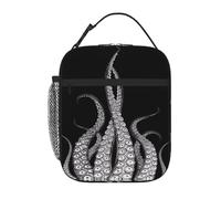 AEKGOHP Portable Insulated Lunch Bag Octopus Tentacles Prints Reusable Lunch Bag Durable for Men and Women