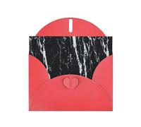 AEKGOHP Red Greeting Card Black and white marble Prints for Festive Birthday Party Invitation