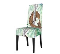 AEKGOHP Removable Dining Chair Covers pangolin parenting print Prints - Soft, Comfortable, Wrinkle Resistant, No Ironing Needed Stretchable for Most Armless Chair