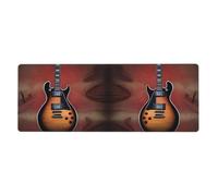 AEKGOHP Rock Guitar Prints Extra Large Mouse Pad, Computer Office Anti Slip Gaming Keyboard Thickened Version 12x31.5in