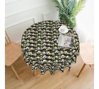 AEKGOHP Round Decorative Tablecloth 60in Cute panda Prints Waterproof, Washable, and Reusable for Dining, Coffee, Picnic, Wedding, Party