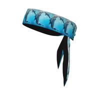 AEKGOHP winter the dolphin Printed Sports headscarf, sweat absorbing and breathable, motion headband, double-sided kerchief