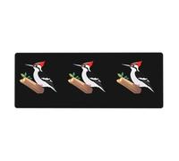 AEKGOHP Woodpecker Looking For Food Prints Extra Large Mouse Pad, Computer Office Anti Slip Gaming Keyboard Thickened Version 12x31.5in
