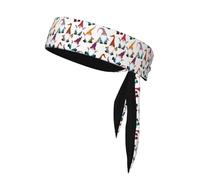 AEKGOHP Xmas Funny Gnomes Printed Sports headscarf, sweat absorbing and breathable, motion headband, double-sided kerchief