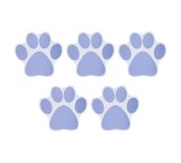 AEKLXVKU 5Pcs Nonslip Bathtub Stickers Non Skid Dog Paw Print Bath Tub Purple S