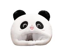 AEKLXVKU Plush Panda Hat Breathable Headgear for Masquerade Ball Role Play Graduation