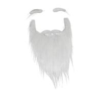 AEKLXVKU Santa Beard Novelty Long White Gnome Beard for Boy Girls Adults Teens