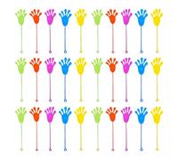 AEKZOX 30 Pieces Sticky Hands Elastic Toy for Children (Colourful)