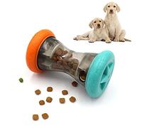 Aelflane Treat Dispensing Puzzle Toys for Small Dogs,Interactive Chase Toys,Perfect Alternative to Slow Feeder Dog Bowls to Improves Pets Digestion,Barbell-Shaped Dog Toys
