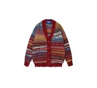 Aelfric Eden Cardigan Pullover Women's Cardigan Button Down Chunky Knit Cardigan Long Sleeve Open Front Sweater Autumn Winter Christmas, red, XS