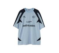 Aelfric Eden Men Vintage T-Shirt Women Oversized Graphic Tees Unisex Casual T Shirt Streetwear Racing Tee Y2k Jersey Summer Tops Light Blue, XS