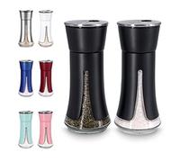 Aelga Black Salt and Pepper Shakers by ,Black Kitchen Accessories, Black Decor for Kitchen,Restaurants,Camp,BBQ