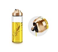 Aelga Copper Kitchen Accessories - Glass Oil Dispenser - Copper Olive Oil Dispenser Bottle for Kitchen with Stainless Steel Spout