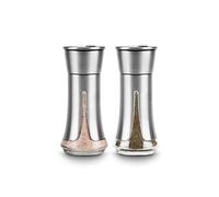 Aelga Salt and Pepper Shakers by - Salt Shaker with Adjustable Pour Holes -Salt and Pepper Set for Himalayan, Kosher and Sea Salts