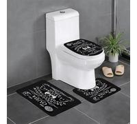 AELKSP 3 Piece Non Slip Bathroom Rugs Set,Luxury Thick Microfiber Shaggy Bath Mat Sets,vector illustration of a Ouija board... planchette can be moved around,Machine Washable Bathroom Mats Carpet