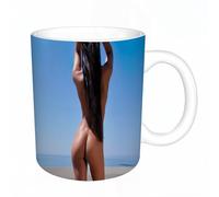 AELKSP Ceramic Coffee Cup,Dual-Sided Print,Mugs for Women,Funny Mugs,Cute Mug,Mugs for Men,Tea Cup,Novelty Gifts,Portrait of a Young Adult Attractive Sexy and Sensuality Pretty Beautiful b,11oz/330ml