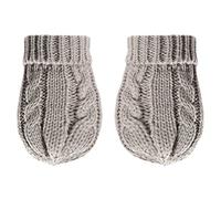 Aelstores Baby Knitted Pom Pom Hat Mittens Boys Girls Winter Bobble Warm Beanie Hats Cable Knit Mitts for Boy Girl Newborn - 24 Months
