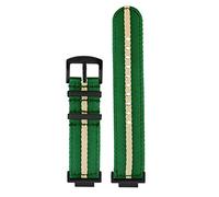 AEMALL For GA110/100/120 GM/GA2100 Modified men nylon canvas watch strap DW-5600 GW-B5600 GW-M5610 DIY sports watchband (Color : A13 black, Size : 16mm)