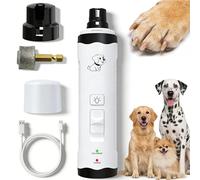 Aemmbon Hiwoof Smooth Groom - Dog Nail File, Electric Pet Nail Grinder with LED Light, Rechargeable Ultra-Quiet 2-Speed Grinder for Dogs and Cats