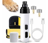 Aemmbon Yobensun - Pet Nail Grinder, Low Noise & Low Vibration & Adjustable 2-Speed More Controlled Trimming Reduce Cutting Too Short, Yobensun Pet Nail Grinder Perform Foot Care at Home for All Pet