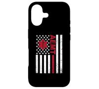 AEMT Advanced Emergency Medical Technician USA Flag Case for iPhone 17