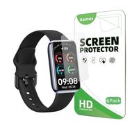 Aemus Screen Protector Compatible for MorePro Air 2 Fitness Tracker 1.57" (6 Pack) Clear TPU Soft Film, Compatible for VIPWISE D36 Health Fitness Tracker Watch
