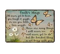 Aenaon I'll Never Get to Hear You Laugh Metal Sign Vintage Bar Kitchen Garage Cave Home Wall Funny Decor Retro Tin Sign 8x12 Inches