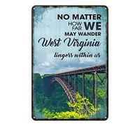 Aenaon No Matter How Far We May Wander Metal Tin Sign Vintage Home Kitchen Garage Bar Cave Wall Nostalgic Decor Rustic Tin Sign 8x12 Inches