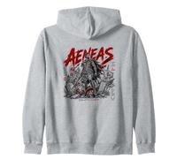 Aeneas Pietas Virtus Destinatum Troy Roma Zip Hoodie