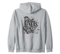 Aeneas Trojan Hero Journey Rome Virgil Aeneid Zip Hoodie