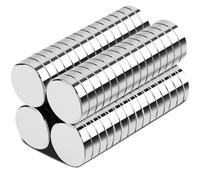 Aenienoe 60 Pack Magnets Strong 9x2mm Small Magnet Mini Magnets for Crafts Round Magnet for Miniatures Neodymium for Whiteboard Board Fridge