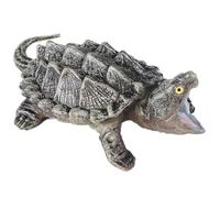 AENIMELY Alligator Snapping Turtle Figurine - Realistic Solid Turtle Model for Kids - Educational Reptile Animal Toy, Wildlife Learning Gift, Nature Diorama Decoration