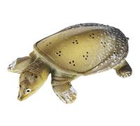 AENIMELY Chinese Softshell Turtle Figurine - Realistic Solid Reptile Model for Kids - Educational Aquatic Animal Toy, Wildlife Learning Gift, Nature Diorama Decor
