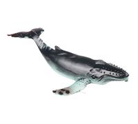AENIMELY Hollow Humpback Whale Figurine - Realistic Ocean Animal Figurines for Kids, Educational Marine Life Model, Cake Topper & Aquarium Display