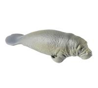 AENIMELY Hollow Manatee Figurine - Realistic Gentle Sea Animal Figurines for Kids, Educational Ocean Life Model, Cake Topper & Marine Display