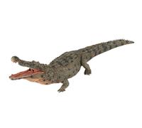 AENIMELY Large Realistic Green Crocodile Toy - Big Gator Action Figure with Movable Jaw - Educational Wildlife Animal Figurines for Boys - STEM Play, Birthday Gift for Kids
