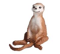 AENIMELY Meerkat-Figurine - Realistic Solid African Wildlife Animal Figurines for Kids - Educational Toy, Safari Diorama Decoration, Cognition Gift for Children