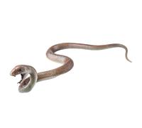 AENIMELY Realistic Black Mamba Snake Figurine - TPR Soft Rubber Animal Figurines - Solid Reptile Toy for Kids, Halloween Prank Prop