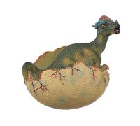 AENIMELY Realistic Dinosaur Egg Toy - Solid Dinosaur Figure Model, Educational for Kids, Cake Topper, Party Decoration & STEM Project (Pachycephalosaurus)
