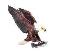 AENIMELY Realistic Eagle Figurine Catching Fish Spread Wings Wildlife Bird Eagle Figure Lifelike Animal Model for Home Office Garden Decor Gift