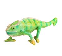 AENIMELY Realistic Green Chameleon Figurine - Solid Reptile Animal Figurines for Kids - Educational STEM Toy, Nature Display, Science Classroom Decor