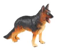 AENIMELY Realistic Hollow German Shepherd Figurine - Educational Farm Dog Toy for Kids - Plastic Animal Figurines - Cake Topper, Preschool Learning Gift, Party Favor