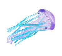 AENIMELY Realistic Jellyfish Model Figure Toys Ocean World Animal Creatures Figurine Sea Life Collection Science Educational Props (Purple Blue)