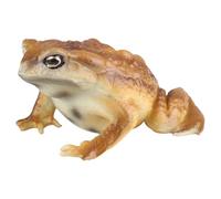 AENIMELY Realistic Solid Frog and Toad Animal Figurines for Kids, Educational Reptile Toys, Ideal for Birthday, Party Favors, and Science Projects(Brown)