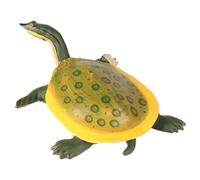 AENIMELY Yellow-Back Softshell Turtle Figurine - Realistic Solid Reptile Toy for Kids - Educational Aquatic Animal Figurines, Wildlife Learning Gift, Science Display