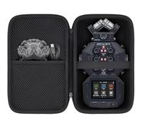 Aenllosi Carrying Case for Zoom H8 12-Track Portable Recorder, Black | EVA Hard Shell Protection, Splash-Resistant Exterior, Mesh Pocket for Accessories, Elastic Straps Hold Device, Case Only