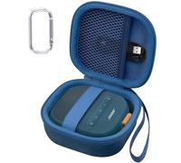 Aenllosi for Bose New SoundLink Micro Portable Bluetooth Speaker 2nd Gen Hard Carrying Travel Case, Case Only, Navy blue